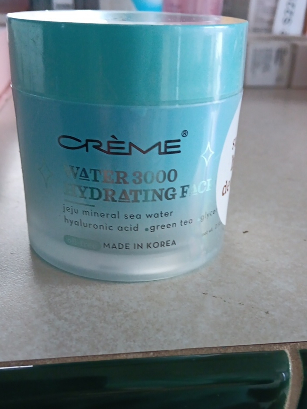 Creme ShopWater 3000 Hydrating Face Cream 2.19oz.